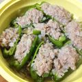 コトリネコ's cooksnap of when they made シリコンスチーマーで楽々ピーマンの肉詰め.