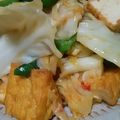 すっちゃん♪'s cooksnap of when they made 簡単おかず、厚揚げとキャベツの豆板醤炒め.