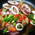 ひろくんのかみさん's cooksnap of when they made スペイン風イカと野菜のワイルド炒め.