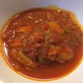 cafe55's cooksnap of when they made お箸で切れる♡鳥もも肉の簡単、トマト煮♡.