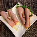 きたろうさん's cooksnap of when they made 貝割れとシソのハム巻き.
