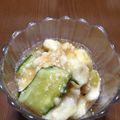 huto☆'s cooksnap of when they made ❖叩いたキュウリと長芋の柚子胡椒麺つゆ❖.