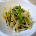 まほじょ's cooksnap of when they made もやしとピーマンの塩昆布deナムル風☆.