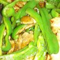 ☆yopipi's cooksnap of when they made 細切りピーマンと豚肉の炒め物.