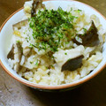 象の弓's cooksnap of when they made 新米で♪生しいたけと油揚げの炊込みご飯.