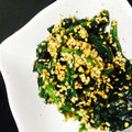 クック2PGQ02☆'s cooksnap of when they made ほうれん草の胡麻和え.