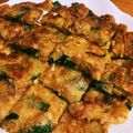 carpおばにゃん's cooksnap of when they made J家のキムチーズチヂミ〜残りキムチ鍋で〜.