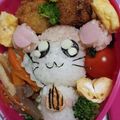 ёпⅠмσ's cooksnap of when they made カンタンキャラ弁ハム太郎.