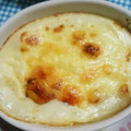 くにぴゆりぴのマミー's cooksnap of when they made アツアツ♡たまごとほうれん草のグラタン.