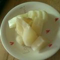 千笑ism's cooksnap of when they made ヤーコンのぬか漬け.