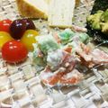 cocoりえ's cooksnap of when they made 簡単絶品☆アボカドサーモンマヨサラダ.