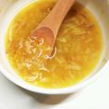 ＹＯＵ太's cooksnap of when they made 離乳食後期　かぼちゃともやしのお味噌汁.