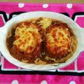 gaujini's cooksnap of when they made あんにゃのオニオングラタンスープ♡.