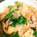 たにごんまま's cooksnap of when they made 大根と春菊の炒め煮.