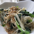 ちばたま's cooksnap of when they made えのきとほうれん草のナムル風♪.