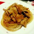gokyu's cooksnap of when they made 簡単！玉ねぎステーキ！豚バラのせ☆.