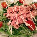 ちびとくま's cooksnap of when they made 子供も食べやすい★水菜とツナのお浸し風★.