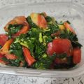 めぐぅぅ～'s cooksnap of when they made モロヘイヤとトマトの夏のおひたし.