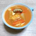 のんべぇヒロ's cooksnap of when they made 脂肪燃焼最強 辛ダイエットスープ辛.