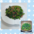 yukakobi☆'s cooksnap of when they made ☆ほうれん草と小エビごま油炒め☆.