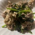 かよわた's cooksnap of when they made 簡単♪豚バラほうれん草の味噌マヨ.