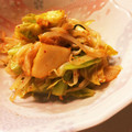 おでまる◎'s cooksnap of when they made もやしとキャベツの簡単キムチ炒め.