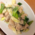 a0imama♡'s cooksnap of when they made ☆鶏むね肉と長ネギの鶏ガラスープ炒め☆.