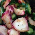 miburaun's cooksnap of when they made 梅味！たこときゅうりの酢の物.