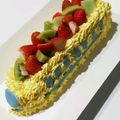 milkeymam's cooksnap of when they made デコケーキ　新幹線はやぶさ.
