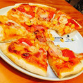 ままちゃん★★'s cooksnap of when they made 発酵無し！油&塩無し！簡単ピザ生地★.