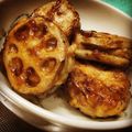 じぇむ猫's cooksnap of when they made 豚肉&しいたけをレンコンサンド♡.