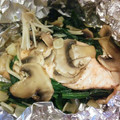 テスコロータス's cooksnap of when they made たらとちぢみほうれん草のホイル焼き.