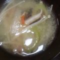 ｽｶｲﾌｨｯｼｭ☆'s cooksnap of when they made 人参しいたけお味噌汁✨.
