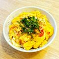 YUZVIO's cooksnap of when they made ふわふわ、おいしい☆カニカマ卵丼.