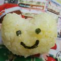 ちなつのママ's cooksnap of when they made バレンタインキャラ弁シンプルハート.