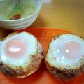 QOO＆SKY's cooksnap of when they made 半熟卵パンカップ＊ツナ＆トマトウインナー.