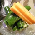 mi◎kitchen's cooksnap of when they made きゅうりとにんじんのバジル酢ピクルス.
