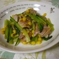sumirenore's cooksnap of when they made ✿鶏肉と小松菜のにんにくバター醤油炒め✿.