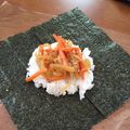 あおママ★'s cooksnap of when they made ヤーコンdeおにぎらず。.