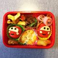 かのひびママ's cooksnap of when they made キャラ弁❁ツムツム弁当.