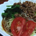 ぽのこ's cooksnap of when they made 坦々麺風♡冷やし中華.
