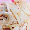 うっどすとっく✩'s cooksnap of when they made 大根とささみのたらこ炒め.