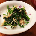 star1229's cooksnap of when they made ほうれん草とエノキのお浸し.