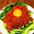 バコタさん's cooksnap of when they made あんにゃのマグロのユッケ風♡.