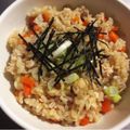caruga's cooksnap of when they made “おばあちゃんの”たきこみごはん.
