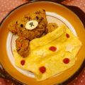 ぽぽtea's cooksnap of when they made デコオムライス＊おやすみくまちゃん.