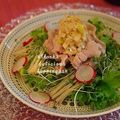 ruruchirin's cooksnap of when they made 豚肉の塩だれ♪サラダ.