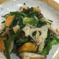 よこしまベイベ's cooksnap of when they made レンコンとほうれん草のサラダ♥.