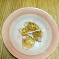 プリヲ's cooksnap of when they made 餃子の皮で♪カレーチーズスナック.