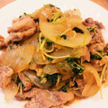 ょっぴぃ's cooksnap of when they made 簡単！豆苗入り豚の生姜焼き.